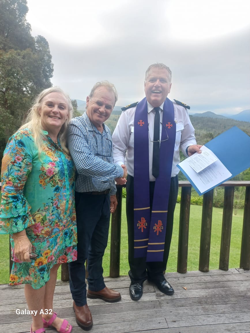 Wedding ceremony by Dr. Gerrit Rademeyer in Verulam