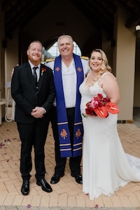 Wedding ceremony by Dr. Gerrit Rademeyer in Verulam